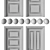 Academy Zeus Door Set 3D model small image 6