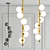 Sleek Spiral Pendant Light 3D model small image 3