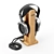 Luxury Open-Back Electrostatic Headphones 3D model small image 2