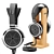 Luxury Open-Back Electrostatic Headphones 3D model small image 8