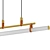  Sleek Minimalist Linear Pendant Light 3D model small image 2