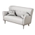 Modern Sofa Wings 3D Model 3D model small image 6