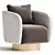 Elegant HER Armchair by Stylish Club 3D model small image 1