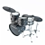 Drum Kit Roland 3D Model 3D model small image 4