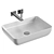 Sleek Kaldewei Countertop Washbasin 3D model small image 1