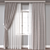 High-Quality 3D Curtain Model 3D model small image 1