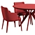 Luxury Dining Furniture Set 3D model small image 7