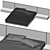 Modern Bed Frame with Specifications 3D model small image 6