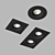Interchangeable Recessed LED Lights 3D model small image 3
