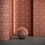 Brick Wall 3 Material Set 3D model small image 1