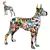 Whimsical Comic Dog Figurine 3D model small image 1