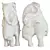 Elephant Hug Decor Figurine 3D model small image 2