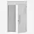 Modern Aluminium Door Model 186 3D model small image 5