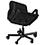 Ergonomic Swivel Office Chair 3D model small image 4