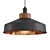Cosmos Graphite Copper Pendant Light 3D model small image 1