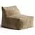 Ergonomic Bean Bag Lounger Chair 3D model small image 2