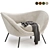 Modern and Stylish Armchair - 4 Colors 3D model small image 4
