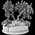 Garden Lobby Trees Collection Set 3D model small image 7