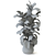 Russian Rubber Tree Plant 3D model small image 2