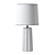 Chic Ribbed Ceramic Table Lamp 3D model small image 2