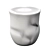 Italian Enamelled Ceramic Moustache Stool 3D model small image 7