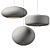 Sansho Paper Pendant Lights: Elegant and Minimal 3D model small image 4