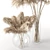 Dried Pampas Grass Vase Set 3D model small image 6