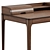 Modern Canadian Oak Writing Desk 3D model small image 3