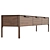 Modern Oak Media Console LOUNGE 3D model small image 3