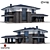 Modern Mansion Model 3D Ready 3D model small image 1