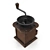 Antique Hand Crank Coffee Grinder 3D model small image 4