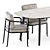 Modern Elegance Set: Borea Chair & Ellisse Table 3D model small image 2