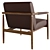 Stylish Four Hands Markia Chair 3D model small image 4