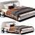 Saba Italia Wabi Bed - Design Excellence 3D model small image 2