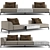 Elegant Fendi Casa Five Sofa 3D model small image 1