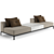 Elegant Fendi Casa Five Sofa 3D model small image 2