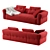 Cassina SENGU BOLD 2s: Fur Rendering 3D model small image 2