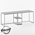 Tandem Loft Desk for Two 3D model small image 2