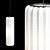 Japanese Textile Pendant Lamp Series 3D model small image 2