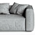 Modern Elegance: SHANGAI Fabric Sofa 3D model small image 4