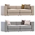 IKEA Jattebo Modern Sectional Couch 3D model small image 1