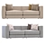 IKEA Jattebo Modern Sectional Couch 3D model small image 2