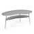 Modern Coffee Table with Dual Shelves 3D model small image 3