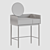 Lazar Vanity Table with Drawers 3D model small image 2