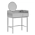 Lazar Vanity Table with Drawers 3D model small image 3