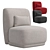 Modern Stylish Moshi Easy Chair 3D model small image 2