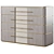 Elegant AGRA Chest Drawers 3D model small image 1