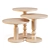 Bla Station Turn Tables - Solid Wood 3D model small image 4