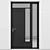 Corona Aluminum Door 199 Render 3D model small image 2