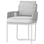 Elegant Sette Garden Nora Chair 3D model small image 3